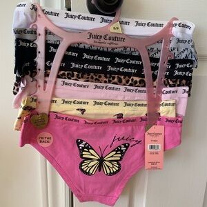7 Juicy Couture Colorful Panty Collection